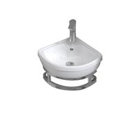 JOSIAHCQ Ensemble Meuble Vasque Salle de Bain Meuble sous Lavabo Salle de Bain Meuble Lave Main WC Suspendu Meuble Lave-Mains d'angle avec Robinet Adapté Aux Petits Espaces(26cm/10.23in)