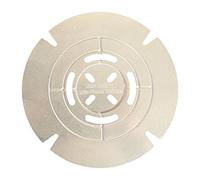 JOSKO Produits 8101 gasplatte gasreduzierer Fonte d'aluminium, pour Le Camping ou comme Plat pour Conserver la Chaleur, diamètre : 18 cm