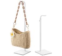 Josmimic Lot de 2 présentoirs réglables pour porte-monnaie et bannière | Les supports de crochet de table présentent des sacs à main, des couronnes et des bannières dans les placards