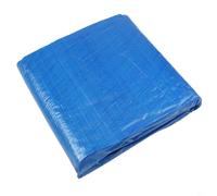 Jotekonoby Bâche de sol rectangulaire pour piscine hors sol, bâche tissée en polyéthylène épais pour dessous de piscine, protection de sol imperméable à l'eau et à la poussière (C)