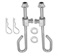 Jotekonoby GX24864 Kit de tige de liaison de pont de tondeuse pour tracteur D100 D105 D110 D120 D125, ensemble complet avec écrous et rondelles, installation facile