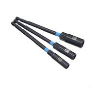 Jotekonoby Lot de 3 tournevis hexagonaux de 150 mm en acier au chrome vanadium avec tige de 8 à 12 mm pour perceuse électrique pneumatique