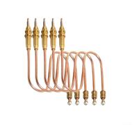 Jotekonoby Lot de 5 thermocouples à gaz Filetage M8 30 cm Capteur de sécurité pour barbecue