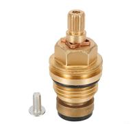 Jotekonoby Robinet de robinet traditionnel en cuivre, insert presse-étoupe, robinet d'eau à 20 dents, pièce de rechange, avec rondelle standard, pour plomberie domestique