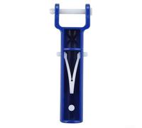 Jotekonoby Tête d'aspiration de piscine de rechange avec goupille de verrouillage V-Clip pour perche télescopique standard et outils de nettoyage Bleu 14 cm
