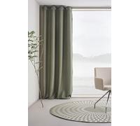 JOTEX Shadow Eyelet Rideau occultant à œillets (1 pièce) Vert Olive, 140 x 220 cm