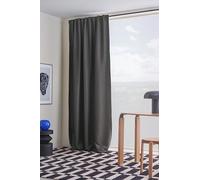 JOTEX Shadow Rideau occultant avec Ruban Multifonction, 140 x 220 cm - Bleu Gris