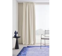 JOTEX Shadow Rideau occultant avec Ruban Multifonction, Blanc cassé, crème, 140 x 220 cm