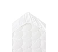 Jotex Zack Drap-Housse en Coton Bio certifié GOTS avec élastique - Blanc, 120 x 200 cm