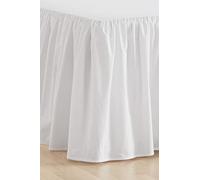 Jotex Zack Drap Tour de lit 60 cm qualité Biologique Blanc 140 x 200 cm