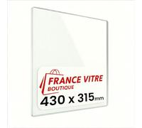 JOTUL - modèle : f162-163-164-165-166-167 - 430 x 315 x 4 mm - Vitre d’Insert pour cheminée et poêle à Bois - Verre de Rechange Haute température - jusqu'à 800°C