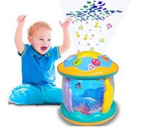 Jouet Bébé 1 an 12 18 Mois Océan Rotatif Projecteur Apprendre à Ramper Jouets Lumière Musique Enfants 2 an Anniversaire Noël Cadeau
