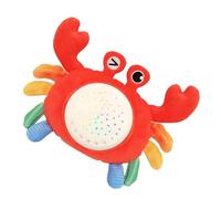 Jouet de sucette pour le sommeil, projecteur d ' étoiles, machine sonore à bruit blanc, jouet musical en forme de crabe en peluche pour tout-petits garçons et filles, veilleuse, projecteur d ' étoiles