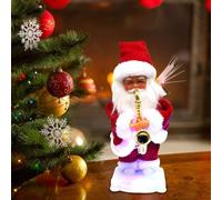 Jouet Électrique De Noël Pour Enfants, Père Noël, Saxophone, Musique, Jouet Rotatif Inversé, Cadeau De Vacances, Ornement, Fournitures De Maison