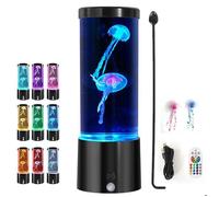 Jouet Enfant Lampe Meduse,Télécommande,Jellyfish Lampes à lave 17Effets de Lumière,Méduse pour Chambre des Enfants Maison Bureau