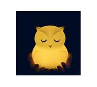Jouet lumière de nuit de chevet de jouet de bébé de hibou mignon de bande dessinée LED de nuit de lumière de bébé