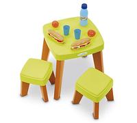 Table pique-nique pour enfants - ECOIFFIER - Avec accessoires et 2 tabourets - Vert - Mixte