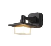 JOUFNING Appliques Murales Extérieures, Éclairage Paysager LED, Lampes De Terrasse Étanches, Abat-Jour en Verre Dépoli, Lanternes À Fixer, pour Chambre, Salon, Couloir(Warm White,30W(110-240V))