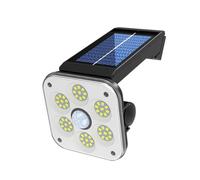 JOUFNING Appliques Murales Solaires À LED pour Éclairage Paysager, Projecteurs Étanches pour Cours, Éclairage Extérieur À Détecteur De Mouvement, pour Jardins De Villas Et Allées