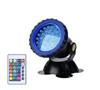 JOUFNING Lampe De Fontaine LED Submersible - Spot RGB 12 V sous-Marin, Éclairage Bassin Jardin Étanche IP68, Paysage Amphibie À Changement Couleur avec Télécommande