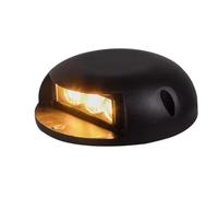 JOUFNING Lampe De Jardin LED Au Sol - Spots Extérieurs Enterrés pour Terrasse, Spot LED D'extérieur Étanche IP65, Éclairage Latéral Basse Tension pour Allées Fortress(2W(12V),Blue)