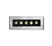 JOUFNING Lampe Jardin Enterré - Spot Encastrable LED Exterieur, AC220V Lèche-Mur D'escalier LED Encastré Extérieur, Projecteur LED Étanche IP66, pour Jardin, Pelouse, L'étang(Green,6W)