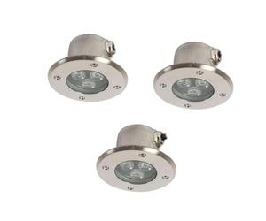 JOUFNING Lumière Jardin Enterré - 3W Spot Encastrable LED Exterieur, Lampe De Fontaine À LED Submersible Ultra Fine, Projecteur D'étang sous-Marin Étanche IP68(RGB,12V)