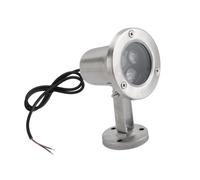 JOUFNING Lumière LED Submersible - Spot Encastrable Exterieur, Éclairage sous-Marin pour Piscine, Étanche IP68, Éclairage Extérieur pour Bassin, Éclairage Paysager Basse Tension 12V(Warm White,3W)