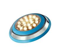 JOUFNING Lumière LED Submersible - Spot Encastrable Exterieur, Projecteur De Piscine LED sous-Marin RGB 12V, Lumières De Piscine Basse Tension Étanches IP68, pour Fontaine(Yellow,15W)