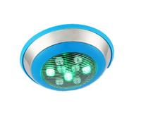 JOUFNING Lumière LED Submersible, Spot Encastrable Exterieur, Projecteur De Piscine sous-Marin RGB 12V, Lumières Basse Tension Étanches IP68, pour Fontaine(Red,9W)