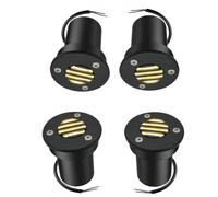 JOUFNING Projecteur Basse Tension - Spot LED Anti-éblouissement À Grille, Étanche 12-24 V, pour Éclairage Extérieur Enterré, 3000 K, Idéal pour Jardin, Allée Ou Cour