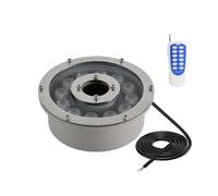 JOUFNING Spot LED sous Marin - Lumière LED Submersible, Éclairage D'étang À Trou Moyen Étanche IP68, 12/24V Lampe De Fonction d'eau À Changement De Couleur