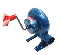 JOUFNING Ventilateur Manuel Iron Gear Popcorn Fan - Briquets À Charbon Forge BBQ, Forgeron Manuel Forge Souffleur, Mini Bruit Bas Ventilateur À Air(120W)