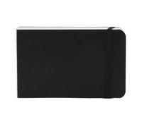 Journal d'aquarelle, carnet de croquis de poche 5,51 x 3,54 pouces, 30 feuilles de papier aquarelle 300 g/m², carnets de croquis à utiliser comme carnet de voyage et bloc de (Noire)