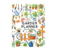 Journal de jardin - Livre de jardinage de 12 mois pour débutants | Planificateur d'entretien des Agenda de jardin pour les amateurs de serre lits surélevés arrière-cour