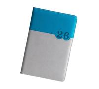 Journal quotidien 2026, 360 pages lignées, agenda en, C | Marque mensuelle colorée, 8, 46 x 5, 7 pouces; Carnet de notes quotidien en cuir à couverture souple pour la