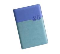 Journal quotidien 2026, 360 pages lignées, agenda en, Purple | Marque mensuelle colorée, 8, 46 x 5, 7 pouces; Carnet de notes quotidien en cuir à couverture souple pour la