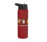 Journée de congé pour les tests suricates pour surveiller Stainless Steel Insulated Water Bottle
