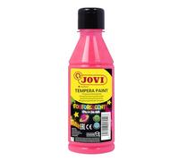 Jovi - Gouache phosphorescente, Bouteille de 250ml, Couleur Rose