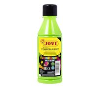 Jovi - Gouache phosphorescente, Bouteille de 250ml, Couleur Verte