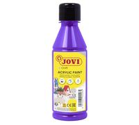 Jovi - Peinture Acrylique 250ml, Couleur Violette, Haut Pouvoir Couvrant, S'applique Facilement sur n'importe Quelle Surface, sans Gluten