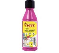 Jovi - Peinture Acrylique 250ml, Couleur Magenta, Haut Pouvoir Couvrant, S'applique Facilement sur n'importe Quelle Surface, sans Gluten