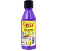 Jovi - Peinture Acrylique 250ml, Couleur Violette, Haut Pouvoir Couvrant, S'applique Facilement sur n'importe Quelle Surface, sans Gluten