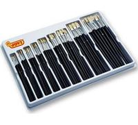 JOVI Set de pinceaux 108pcs (12 x no. 0,2,4,6,8,10,12,14,16)