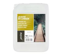 JOVIRA PINTURAS Huile de Lin 10 L (100% PURE NATURELLE) Protection, nutrition et entretien du bois. (10 Litres)