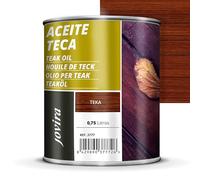 JOVIRA PINTURAS Huile de teck pour bois extérieur, Protection et restauration du bois de teck à l'extérieur. (750 Milliliter, Teck)