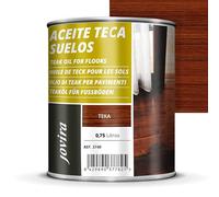 JOVIRA PINTURAS HUILE DE TECK POUR LES SOLS, en bois extérieurs, les terrasses, le mobilier de jardin... (750 Millilitres, Teck)