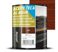 JOVIRA PINTURAS Huile Teck à l'eau, pour meubles de jardin, chaises, tables, transats, Protection, restauration et entretien du bois extérieur. (750 Millilitres, Teck)