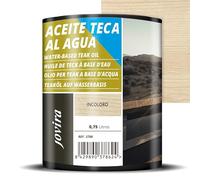 JOVIRA PINTURAS Huile Teck à l'eau, pour meubles de jardin, chaises, tables, transats, Protection, restauration et entretien du bois extérieur. (750 Millilitres, Incolore)