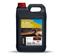 JOVIRA PINTURAS Huile Teck à l'eau, pour meubles de jardin, chaises, tables, transats, Protection, restauration et entretien du bois extérieur. (5 Litres, Teck)